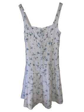 NWT Wild Fable Emma Dress Blue & White Mini XS